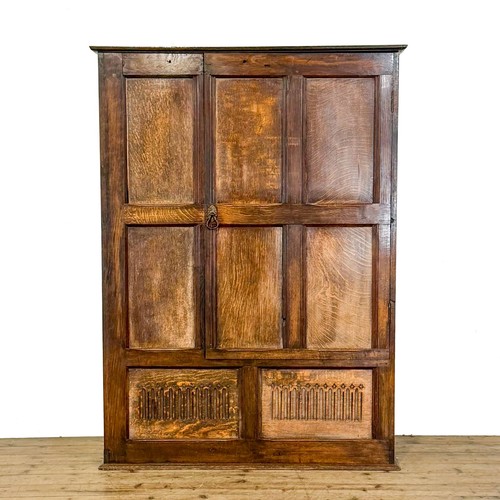 Antique oak panelled hall - antique,