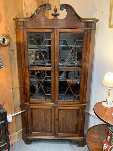 Georgian oak glazed - , corner