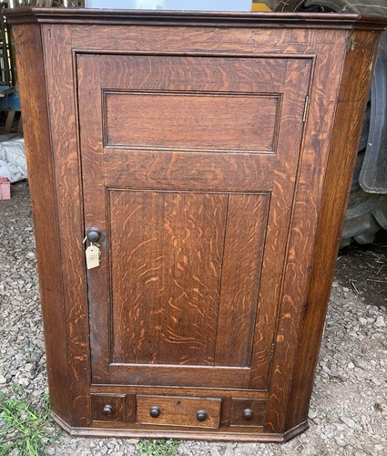 Georgian corner cupboard - georgian,