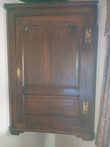 Antique oak corner - oak, cupboard